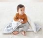 Sherpa-Backed Chamois Baby Blanket
