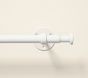 Classic Steel Curtain Rod &amp; Finials (.75")