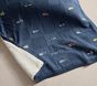 Embroidered Transportation Sherpa Baby Blanket