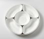 Open Box: Larkin Dinnerware Collection, Divided Snack Plate - White