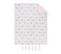 Floral Horse Reversible Organic Cotton Duvet, Twin, Multi