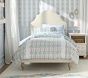 Hill House Home Floral Block Stripe Cotton Duvet Cover &amp; Shams