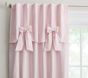 Open Box: Evelyn Bow Valance Blackout Panel (44"W x 96"L) - Pink
