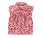 Floral Heart Flannel Kid Nightgown