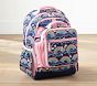 Mackenzie Plum Glitter Heart Backpacks