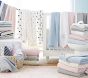 Heart Chamois Baby Blanket