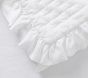 Ruffle European Linen Toddler Quilt (Crib Sized)