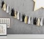 The Emily & Meritt Black & White Tassel Garland