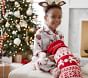 Santa Flannel Kid Pajama Set