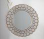 Gold Circle Blossom Mirror
