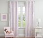 Sweet Flower Flocked Blackout Curtain