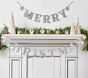 Merry Christmas Glitter Garland
