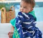 Allover Alligator Baby Beach Hooded Towel UPF 50+