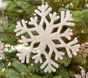 Oversized Felted Wool Snowflake