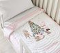 Blush Holly Jolly Santa Baby Quilt