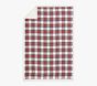 Stewart Plaid Sherpa-Backed Kid Throw Blanket