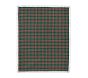 Green Plaid with Ruffle Christmas Tablecloth