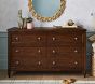 Chris Loves Julia Turned Wood 6-Drawer Dresser (56w x 19d")