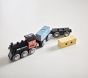 Wooden Steam Engine Freight Train