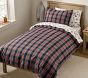 Stewart Plaid Organic Flannel Duvet Cover &amp; Shams