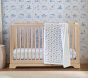 Delft Tile Farm Friends Organic Crib Fitted Sheet