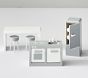 3 Room Dollhouse Accessory Set: Living Room, Kitchen &amp; Bathroom