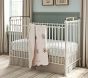 Chris Loves Julia Floral Trellis Organic Cotton Crib Fitted Sheet