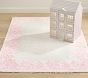 LoveShackFancy Floral Border Performance Washable Reversible Rug