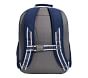 Navy Trim Solid Mackenzie Backpack