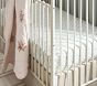 Chris Loves Julia Floral Trellis Organic Cotton Crib Fitted Sheet