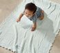 Patchwork Organic Cotton Knit Baby Blanket