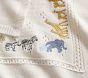 Noah's Ark Embroidered Pointelle Baby Blanket