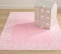LoveShackFancy Floral Border Performance Washable Reversible Rug