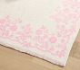 LoveShackFancy Floral Border Performance Washable Reversible Rug
