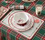 Classic Christmas Melamine Scallop Plate