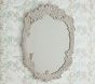 Enchanted Carved Wood Mirror (33")