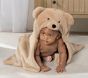 Bear Luxe Faux Fur Baby Hooded Towel