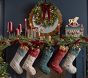 Chris Loves Julia Faux Pine Ribbon Light Up Wreath