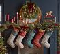 Chris Loves Julia Faux Pine Light Up Ribbon Garland