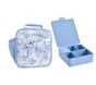 LoveShackFancy Blue Damask Floral Lunch &amp; Bento Bundle, Set of 2