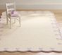 Scallop Heart Border Rug
