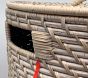Open Box: Quinn Hamper (16"Diam x 24"H) - Whitewash