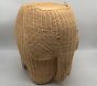 Open Box: Rattan Elephant Side Table (22")