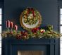 Chris Loves Julia Faux Pine Light Up Ribbon Garland