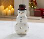 Paper Mache Snowman Luminary