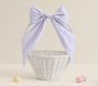 Open Box: Gingham Basket Handle Bow - Lavender