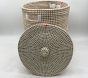 Open Box: Cameron Woven Hamper (16.25"Diam x 22.5"H) - Natural