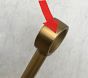 Open Box: Classic Steel Curtain Rod &amp; Finials (48"-88", 0.75"Diam) - Antique Brass