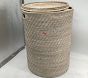 Open Box: Quinn Hamper (16"Diam x 24"H) - Whitewash