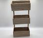Open Box: Quinn Tiered Wall Storage Rack (14"W x 30'H) - Whitewash